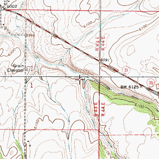 Topographic Map of Station Gulch, ID