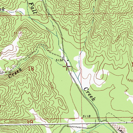 Topographic Map of Stavley Creek, ID