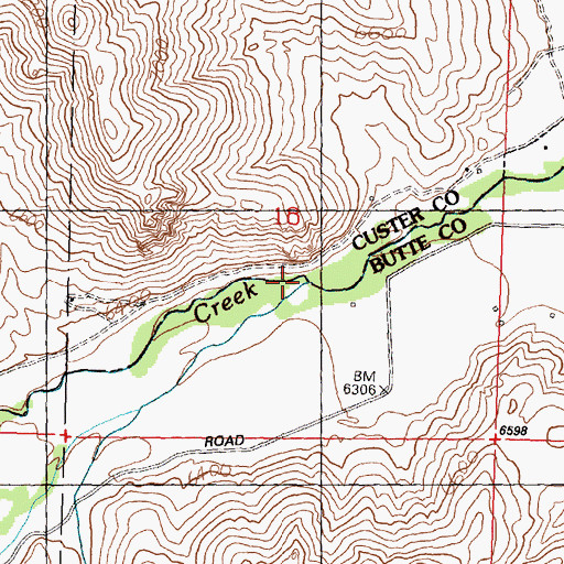 Topographic Map of Stoddard Gulch, ID