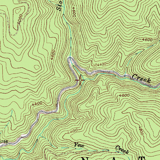 Topographic Map of Storm Creek, ID