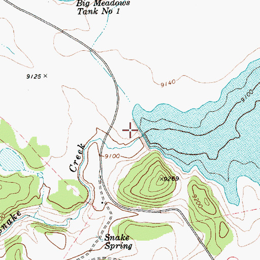 Topographic Map of Sunrise Dam, AZ