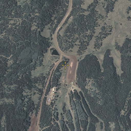 Aerial/Satellite Image of Sunrise Ski Lodge, AZ