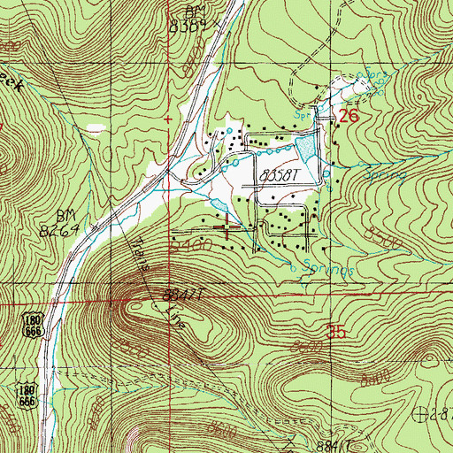 Topographic Map of Tal-Wi-Wi Ranch, AZ