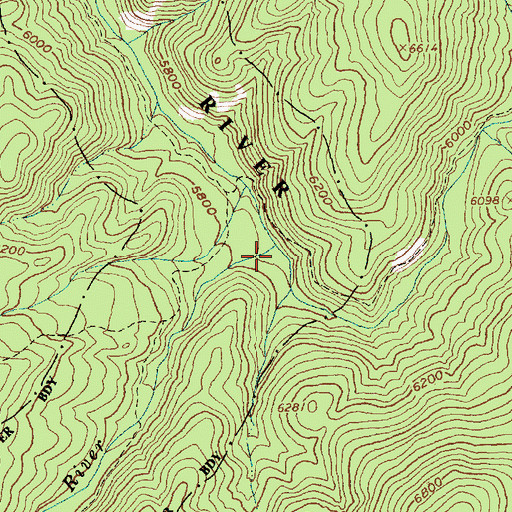 Topographic Map of Surprise Creek, ID