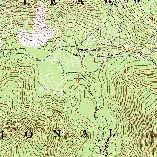 Topographic Map of Surprise Creek, ID