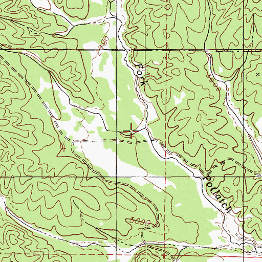 Topographic Map of Talapus Creek, ID