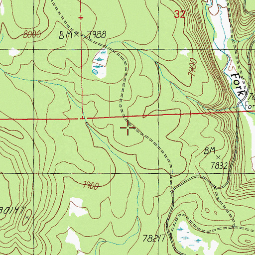 Topographic Map of West Fork Campground, AZ