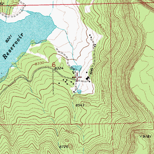Topographic Map of Wonderland Park, AZ