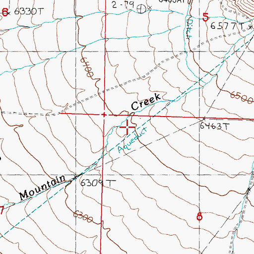 Topographic Map of Telford Pipe, ID