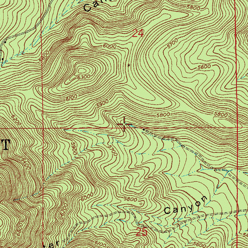 Topographic Map of Kelly Spring, AZ