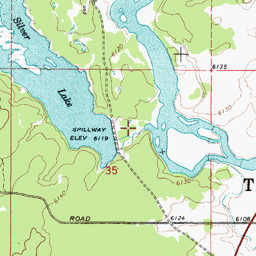 Topographic Map of Thurmon Creek, ID