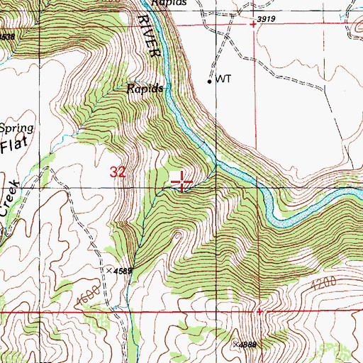 Topographic Map of Timber Gulch, ID