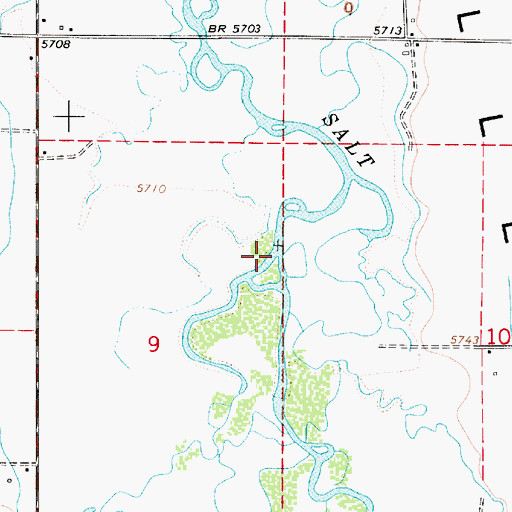 Topographic Map of Tincup Creek, ID