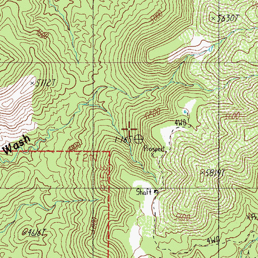 Topographic Map of Apache Tank, AZ