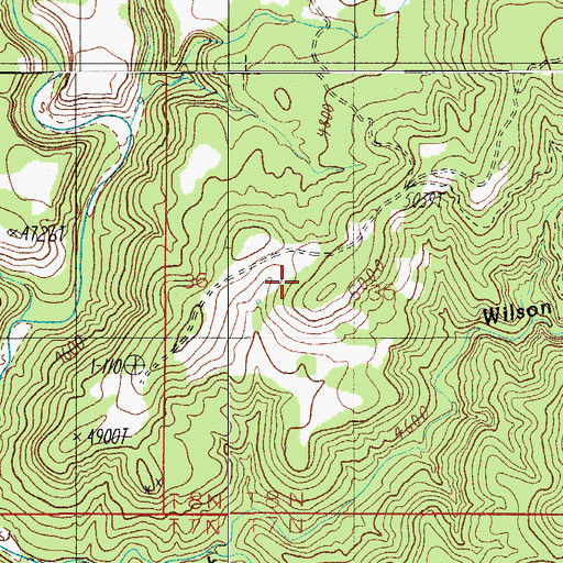 Topographic Map of Asbestos Tank, AZ