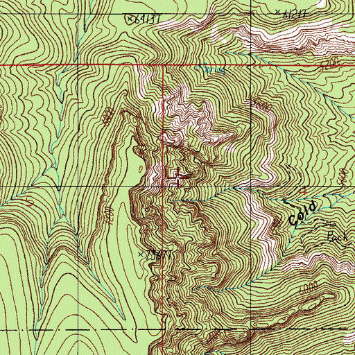 Topographic Map of Ash Creek Corral Spring, AZ