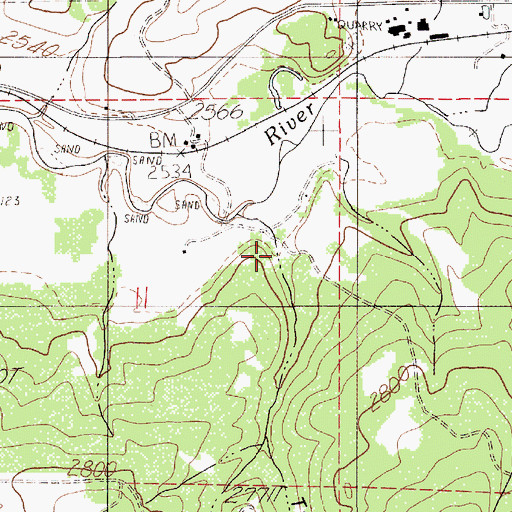 Topographic Map of Turnbow Gulch, ID