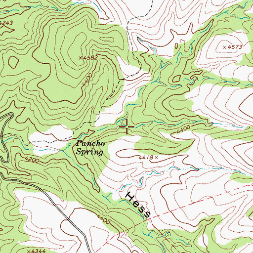 Topographic Map of Bear Cub Spring, AZ