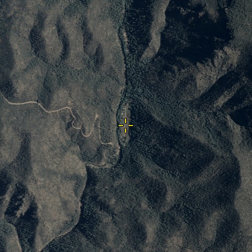 Aerial/Satellite Image of Bear Flat, AZ