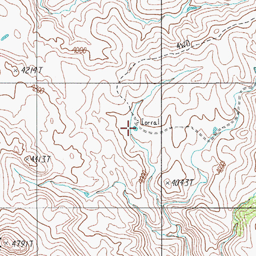 Topographic Map of Big Pond Tank, AZ