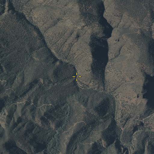 Aerial/Satellite Image of Billy Lawrence Canyon, AZ