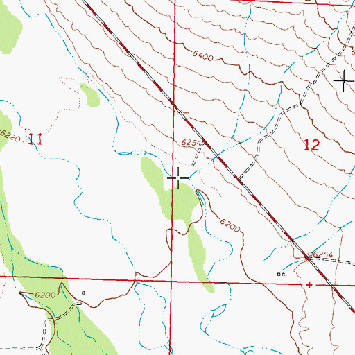 Topographic Map of Vance Canyon, ID