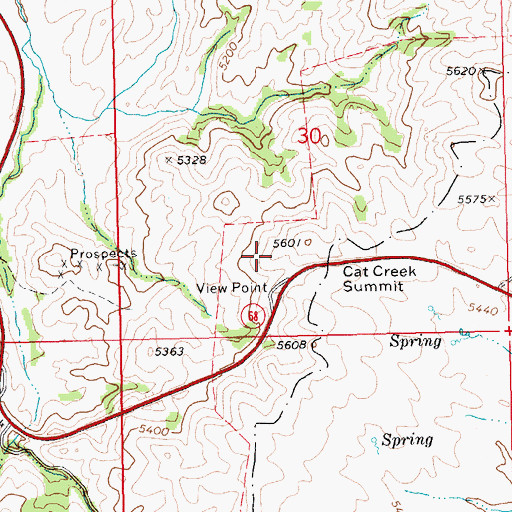 Topographic Map of View Point, ID