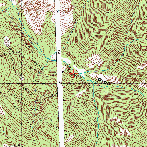 Topographic Map of Virginia Gulch, ID