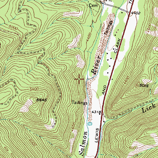 Topographic Map of Votler Creek, ID