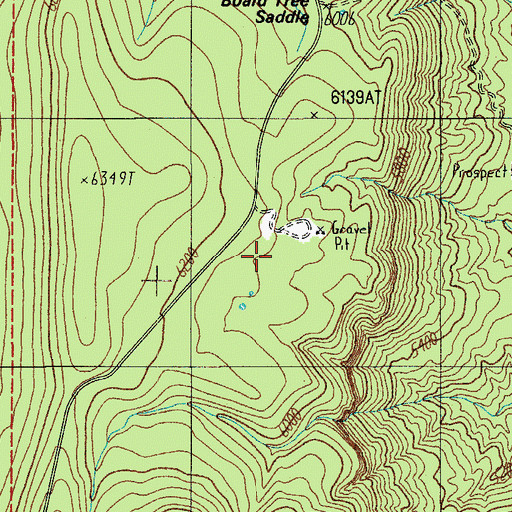 Topographic Map of Board Tree Saddle Tank, AZ