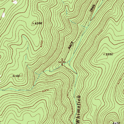 Topographic Map of Wapiti Creek, ID