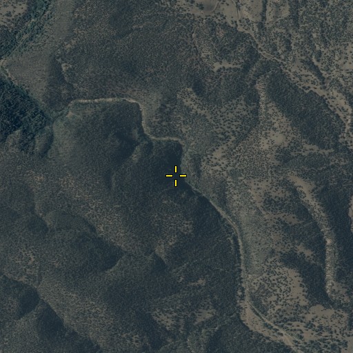 Aerial/Satellite Image of Box Spring, AZ