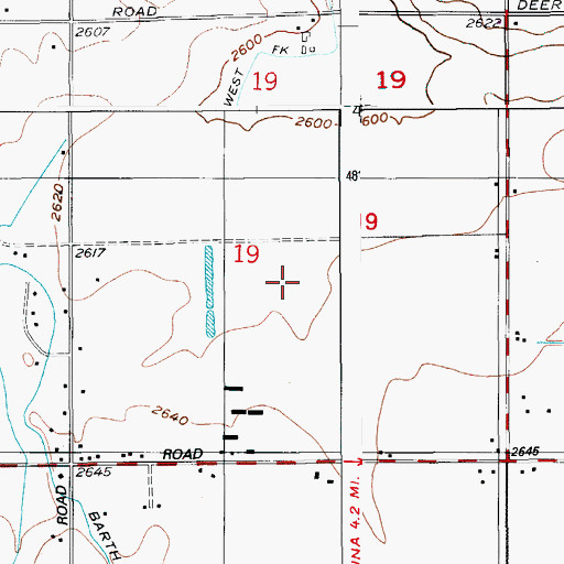 Topographic Map of West Fork Golden Gulch Drain, ID