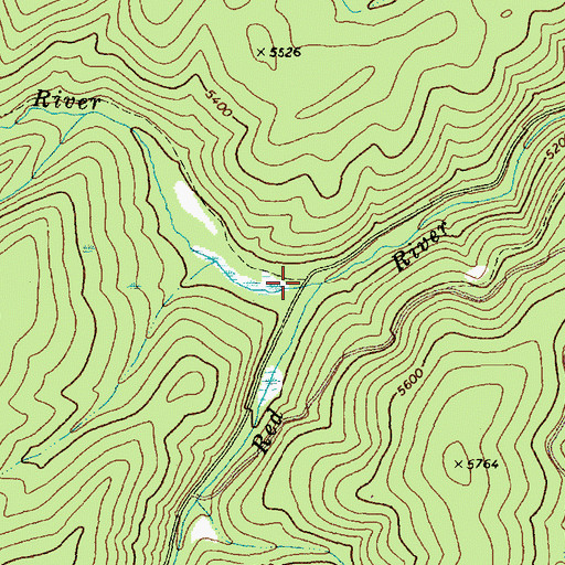 Topographic Map of West Fork Red River, ID