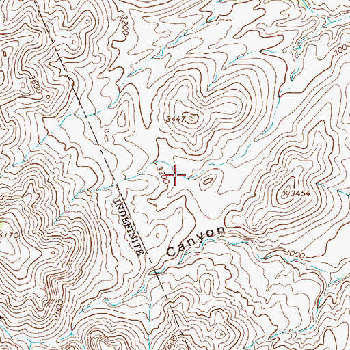 Topographic Map of Centipede Spring, AZ