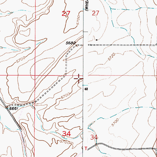 Topographic Map of Antelope Flat, ID