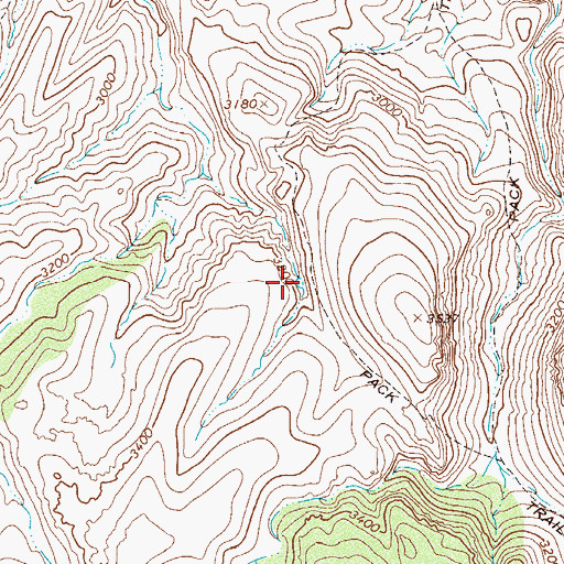 Topographic Map of Charlie Tank, AZ