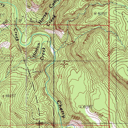 Topographic Map of Cherry Number Three Tank, AZ