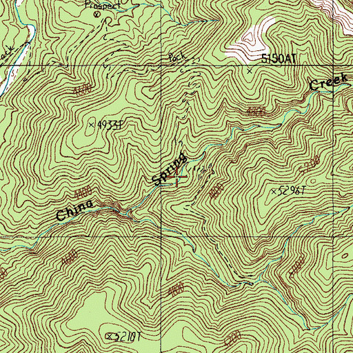 Topographic Map of Chinaman Tank, AZ