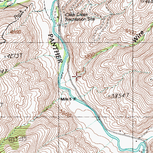 Topographic Map of Wire Gulch, ID
