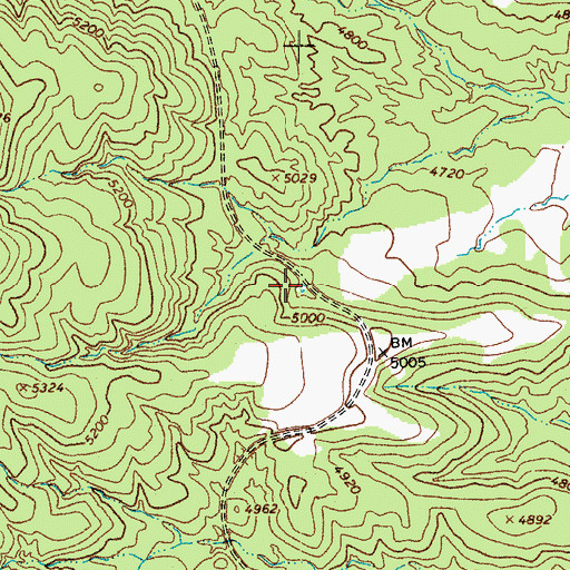 Topographic Map of Coburn Tank, AZ