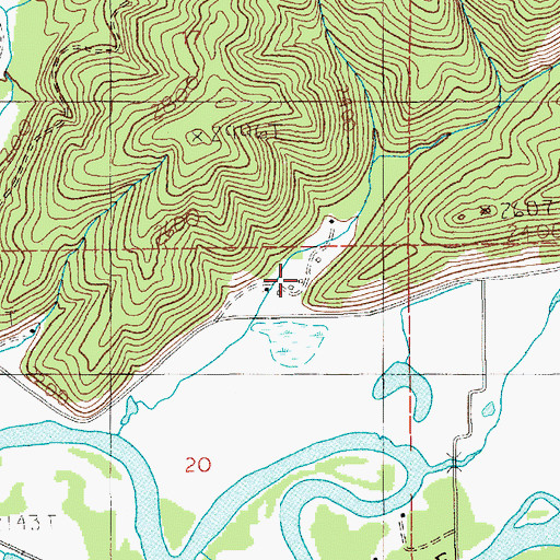 Topographic Map of Wittenburg Draw, ID