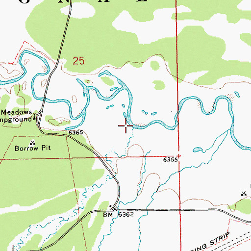 Topographic Map of Wyoming Creek, ID