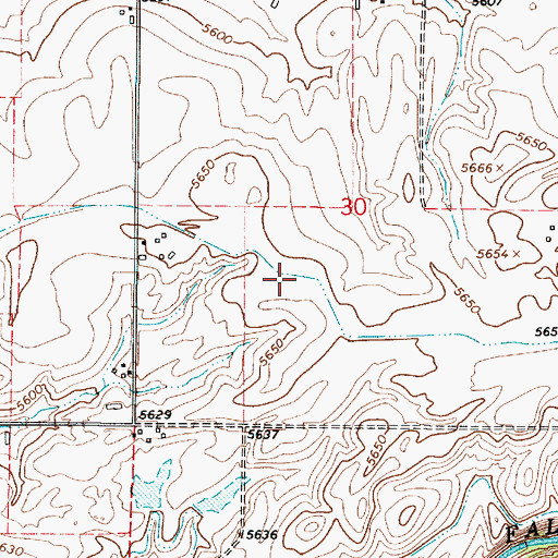 Topographic Map of Yellowstone Canal, ID