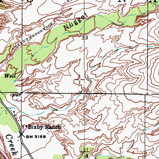 Topographic Map of Copper Cities Tailings Dam Number Two, AZ