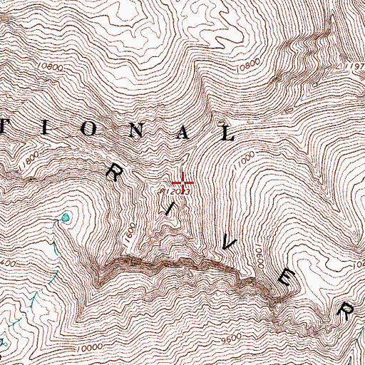 Topographic Map of Donaldson Peak, ID