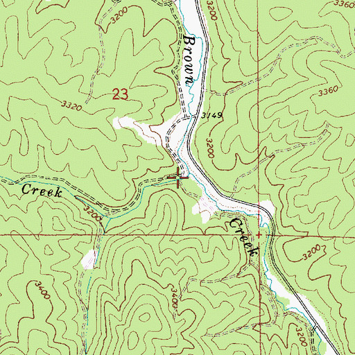 Topographic Map of Burnt Creek, ID