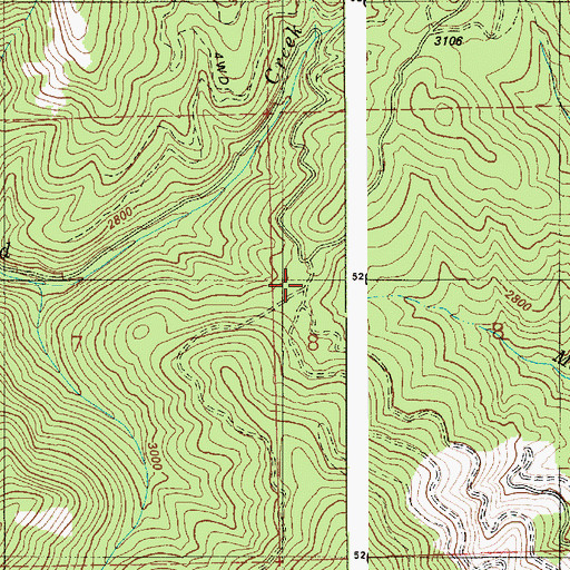 Topographic Map of Swan Saddle, ID
