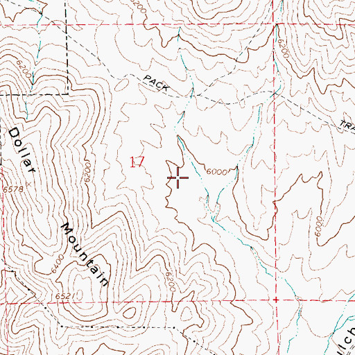 Topographic Map of Elkhorn Village, ID