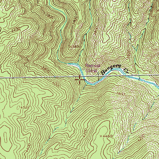 Topographic Map of Retreat Camp, ID